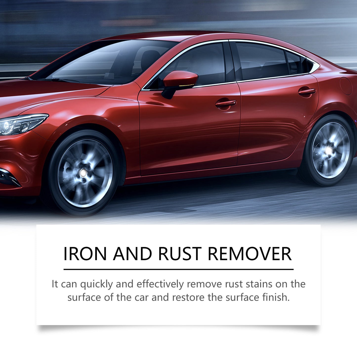Automobile rust remover cleaner