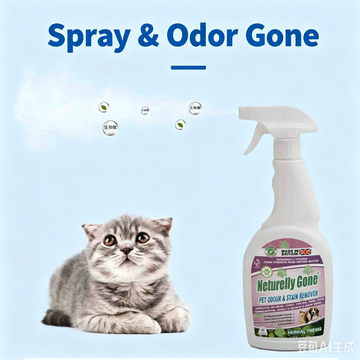 Biological enzyme deodorizer spray for pets - dogs and cats - disinfectant, sterilizer and deodorizer, powerful tool, urea