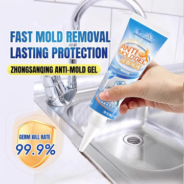 Mold Remover Gel for Home – Bathroom & Kitchen Mildew Cleaner for Washing Machine Seals, Tiles, and Refrigerator